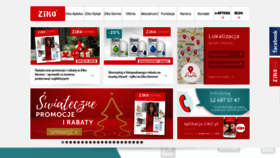 What Zikoapteka.pl website looked like in 2018 (5 years ago)