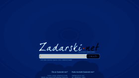 What Zadarski.net website looked like in 2018 (5 years ago)