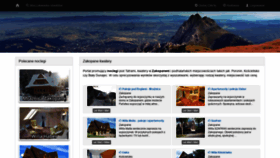 What Zakopane-kwatery.pl website looked like in 2018 (5 years ago)