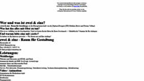 What Zweiundeinz.de website looked like in 2018 (5 years ago)