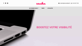 What Zesocialdesk.fr website looked like in 2018 (5 years ago)