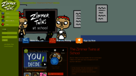 What Zimmertwinsatschool.com website looked like in 2018 (5 years ago)