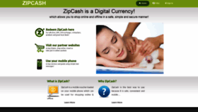 What Zipcash.in website looked like in 2018 (5 years ago)