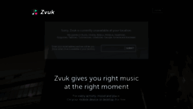 What Zvuk.com website looked like in 2018 (5 years ago)