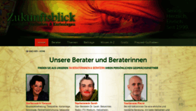 What Zukunftsblick.at website looked like in 2018 (5 years ago)