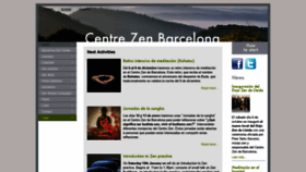 What Zenbarcelona.org website looked like in 2018 (5 years ago)