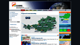 What Zamg.at website looked like in 2018 (5 years ago)
