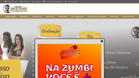 What Zumbidospalmares.edu.br website looked like in 2018 (5 years ago)