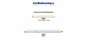 What Zoekboekverslag.nl website looked like in 2018 (5 years ago)