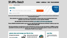 What Zupload.pw website looked like in 2018 (5 years ago)