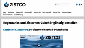 What Zisternenhandel24.de website looked like in 2018 (5 years ago)