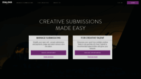 What Zealous.co website looked like in 2018 (6 years ago)
