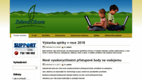 What Zelenec.org website looked like in 2019 (5 years ago)