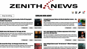 What Zenith.news website looked like in 2019 (5 years ago)