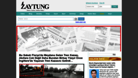 What Zaytung.com website looked like in 2019 (5 years ago)