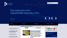 What Zcu.cz website looked like in 2019 (5 years ago)