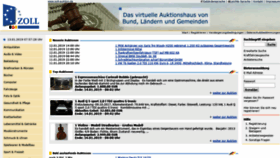 What Zoll-auktion.de website looked like in 2019 (5 years ago)