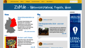 What Zum.de website looked like in 2019 (5 years ago)