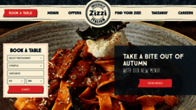 What Zizzi.co.uk website looked like in 2019 (6 years ago)