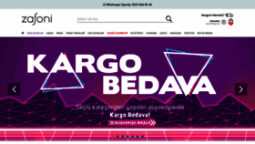 What Zafoni.com website looked like in 2019 (6 years ago)