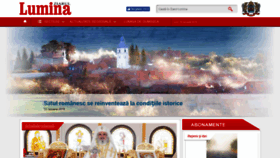 What Ziarullumina.ro website looked like in 2019 (5 years ago)
