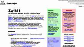 What Zwiki.org website looked like in 2019 (5 years ago)