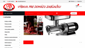 What Zabijacka.sk website looked like in 2019 (5 years ago)