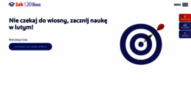 What Zak.edu.pl website looked like in 2019 (5 years ago)