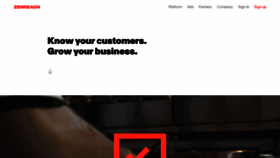 What Zenreach.com website looked like in 2019 (6 years ago)