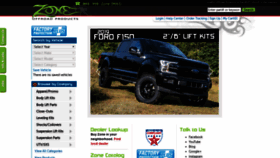What Zoneoffroad.com website looked like in 2019 (5 years ago)