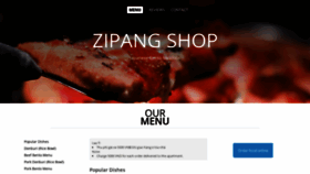 What Zipangshop.com website looked like in 2019 (5 years ago)