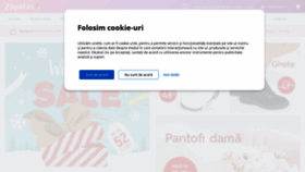 What Zappatos.ro website looked like in 2019 (5 years ago)