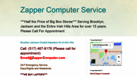 What Zappercomputer.com website looked like in 2019 (5 years ago)