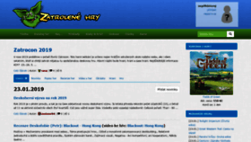 What Zatrolene-hry.cz website looked like in 2019 (5 years ago)