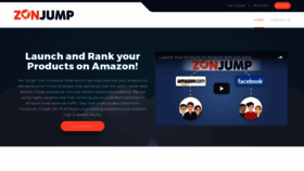 What Zonjump.com website looked like in 2019 (5 years ago)