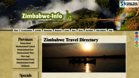 What Zimbabwe-info.com website looked like in 2019 (5 years ago)