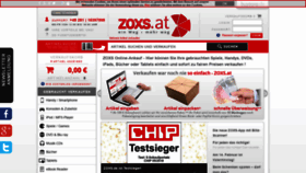 What Zoxs.at website looked like in 2019 (5 years ago)