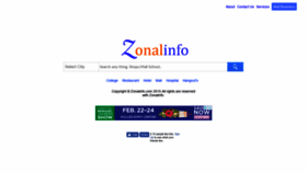 What Zonalinfo.com website looked like in 2019 (5 years ago)
