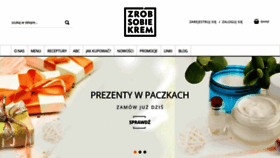 What Zrobsobiekrem.pl website looked like in 2019 (5 years ago)