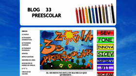 What Zona33preescolar.com website looked like in 2019 (5 years ago)