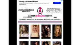 What Zarzarmodels.com website looked like in 2019 (5 years ago)