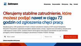 What Zeitmann.pl website looked like in 2019 (5 years ago)