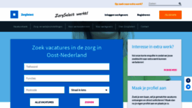 What Zorgselect.nl website looked like in 2019 (5 years ago)