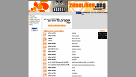 What Zonalibre.org website looked like in 2019 (5 years ago)