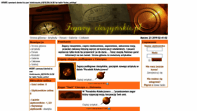 What Zegarycieszynskie.pl website looked like in 2019 (5 years ago)