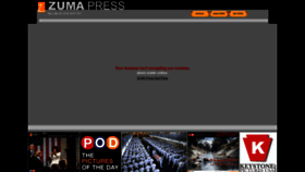 What Zumapress.com website looked like in 2019 (5 years ago)