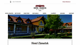 What Zamecekmikulov.cz website looked like in 2019 (5 years ago)