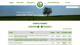 What Zemedelskepozemky.cz website looked like in 2019 (5 years ago)