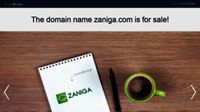 What Zaniga.com website looked like in 2019 (5 years ago)