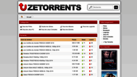 What Zetorrents.tv website looked like in 2019 (5 years ago)